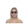 Gucci сонцезащитные очки 11124 чёрные с чёрной линзой 