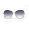 Gucci сонцезахисні окуляри 11139 білі з чорною лінзою . Photo 2