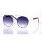 Женские сонцезащитные очки 10082 чёрные с фиолетовой линзой . Photo 1