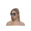 Gucci сонцезащитные очки 11218 чёрные с ртутной линзой 