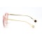 Gucci сонцезащитные очки 11219 розовые с розовой линзой . Photo 3