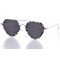 Жіночі сонцезахисні окуляри 10083 хакі з чорною лінзою . Photo 1