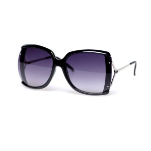 Gucci сонцезахисні окуляри 11392 чорні з чорною лінзою 