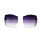 Gucci сонцезахисні окуляри 11393 білі з бузковою лінзою . Photo 2