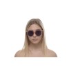 Gucci сонцезащитные очки 11398 розовые с чёрной линзой 