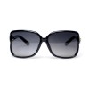 Gucci сонцезащитные очки 11399 чёрные с чёрной линзой 