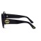 Gucci сонцезащитные очки 11740 чёрные с чёрной линзой . Photo 3