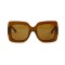 Gucci сонцезащитные очки 11741 коричневые с коричневой линзой . Photo 2