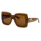 Gucci сонцезащитные очки 11741 коричневые с коричневой линзой . Photo 1