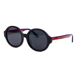 Gucci сонцезахисні окуляри 11744 чорні з чорною лінзою 