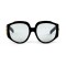 Gucci сонцезахисні окуляри 11745 чорні з прозорою лінзою . Photo 2