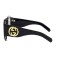 Gucci сонцезахисні окуляри 11745 чорні з прозорою лінзою . Photo 3