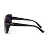 Gucci сонцезащитные очки 11746 чёрные с чёрной линзой 