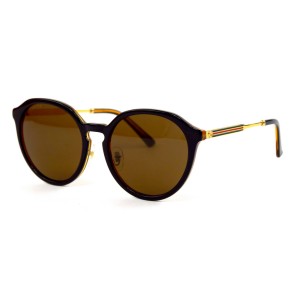 Gucci сонцезахисні окуляри 11748 чорні з коричневою лінзою 