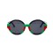 Gucci сонцезащитные очки 11751 чёрные с чёрной линзой . Photo 2