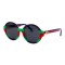 Gucci сонцезащитные очки 11751 чёрные с чёрной линзой . Photo 1