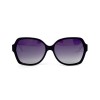 Gucci сонцезащитные очки 11752 чёрные с сиреневой линзой 