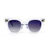 Gucci сонцезахисні окуляри 11757 прозорі з сірою лінзою 