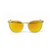 Gucci сонцезащитные очки 11758 белые с жёлтой линзой 