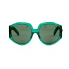 Gucci сонцезащитные очки 11761 зелёные с зелёной линзой 