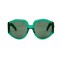 Gucci сонцезащитные очки 11761 зелёные с зелёной линзой . Photo 2