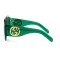 Gucci сонцезащитные очки 11761 зелёные с зелёной линзой . Photo 3