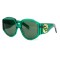 Gucci сонцезащитные очки 11761 зелёные с зелёной линзой . Photo 1