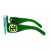 Gucci сонцезащитные очки 11762 зелёные с зелёной линзой 