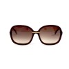 Gucci сонцезащитные очки 11764 коричневые с коричневой линзой 