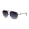 Gucci сонцезащитные очки 11767 серебряные с черной линзой . Photo 1