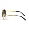 Gucci сонцезахисні окуляри 11768 золоті з чорною лінзою 