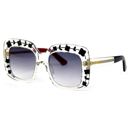 Gucci сонцезахисні окуляри 11769 чорні з чорною лінзою 