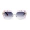 Gucci сонцезащитные очки 11771 розовые с голубой линзой . Photo 2