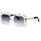 Gucci сонцезахисні окуляри 11771 рожеві з блакитною лінзою . Photo 1