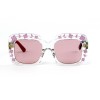 Gucci сонцезахисні окуляри 11772 рожеві з рожевою лінзою 