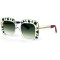 Gucci сонцезащитные очки 11773 зелёные с зеленой линзой . Photo 1