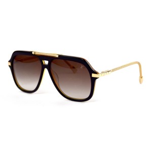 Gucci сонцезащитные очки 11774 коричневые с коричневой линзой 