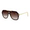 Gucci сонцезащитные очки 11774 коричневые с коричневой линзой . Photo 1