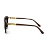 Gucci сонцезахисні окуляри 11776 коричневі з коричневою лінзою 