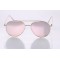 Жіночі сонцезахисні окуляри 10088 золоті з рожевою лінзою . Photo 2