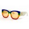 Gucci сонцезахисні окуляри 11785 білі з жовтою лінзою . Photo 1