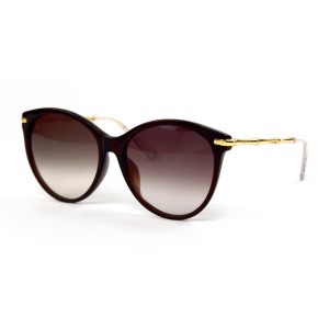Gucci сонцезащитные очки 11788 коричневые с коричневой линзой 