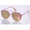 Женские сонцезащитные очки 10089 розовые с розовой линзой . Photo 1