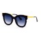 Gucci сонцезащитные очки 11807 черные с голубой линзой . Photo 1