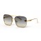 Gucci сонцезащитные очки 12024 золотые с серой линзой . Photo 1