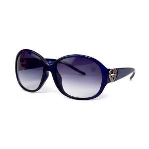 Gucci сонцезащитные очки 12025 синие с синей линзой 