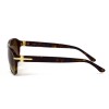 Gucci сонцезащитные очки 12028 коричневые с коричневой линзой 
