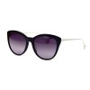 Gucci сонцезахисні окуляри 12030 чорні з коричневою лінзою 
