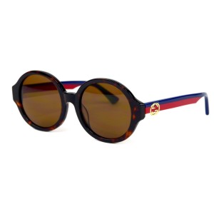 Gucci сонцезащитные очки 12332 коричневые с коричневой линзой 