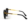Gucci сонцезахисні окуляри 12333 чорні з чорною лінзою 